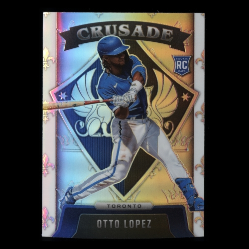 Otto Lopez RC 2022 Crusade Prizm Rooke Blue Jays