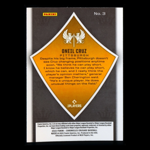 O'Neil Cruz RC 2022 Crusade Rookie Pirates