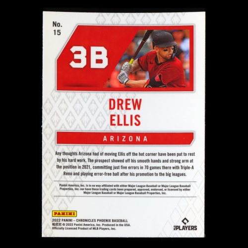 Drew Ellis RC 2022 Phoenix Rookie Diamondbacks