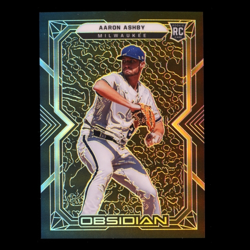 Aaron Ashby RC 2022 Obsidian Rookie Brewers