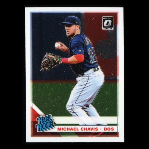 Michael Chavis RR RC 2019 Donruss Optic Rookie Red Sox