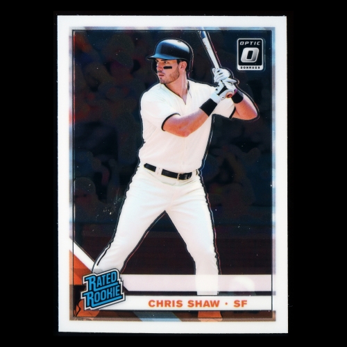 Chris Shaw RR RC 2019 Donruss Optic Rookie Giants