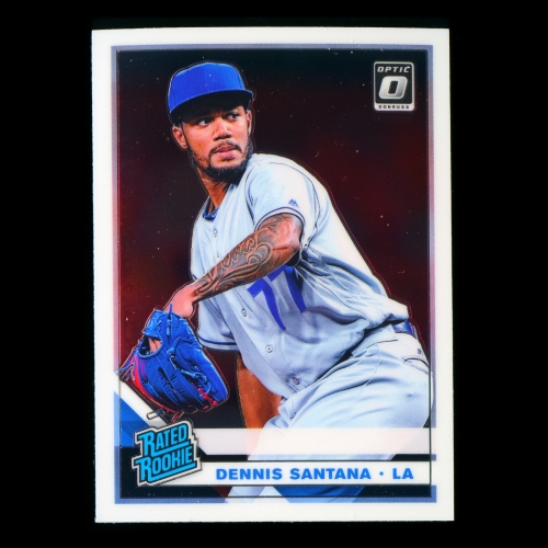 Dennis Santana RR RC 2019 Donruss Optic Rookie Dodgers
