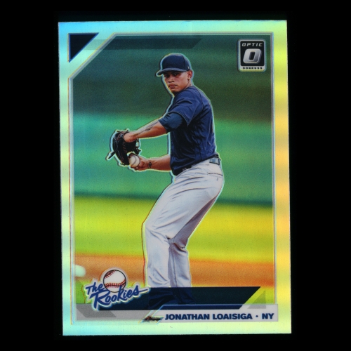 Jonathan Loaisiga 2019 Donruss Optic The Rookies Holo Yankees