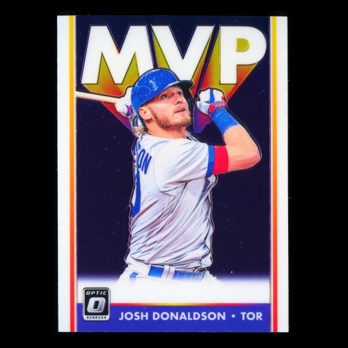 Josh Donaldson 2019 Donruss Optic MVP Blue Jays