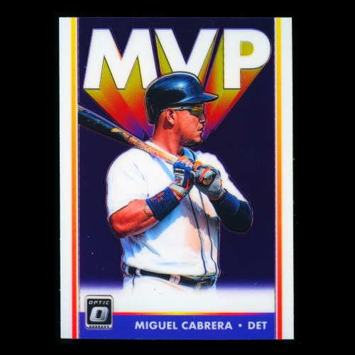 Miguel Cabrera 2019 Donruss Optic MVP Tigers