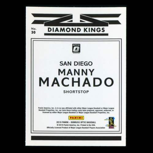 Manny Machado 2019 Donruss Optic Diamond Kings Padres