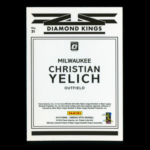 Christian Yelich  2019 Donruss Optic Diamond Kings Brewers