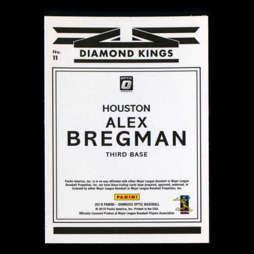 Alex Bregman 2019 Donruss Optic Diamond Kings Astros