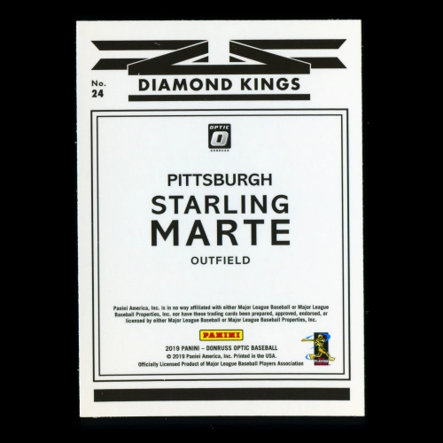 Starling Marte 2019 Donruss Optic Diamond Kings Pirates