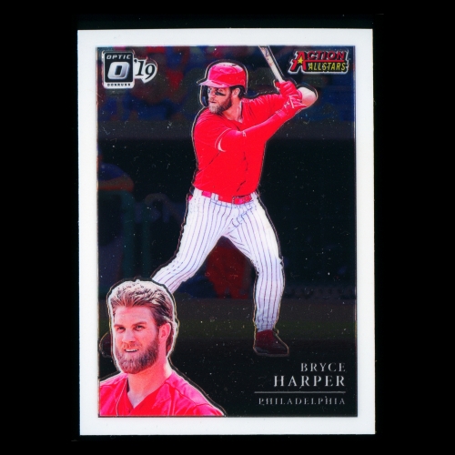 Bryce Harper 2019 Donruss Optic Action All-Stars Phillies