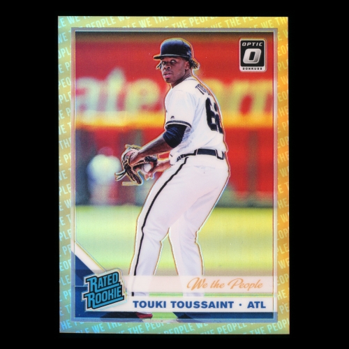 Touki Toussaint RC RR 2019 Donruss Optic We The People Rookie Braves