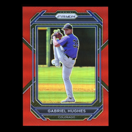 Gabriel Hughes 2023 Panini Prizm Red Rockies 036/199
