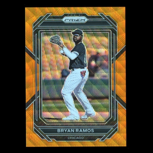 Bryan Ramos 2023 Panini Prizm Orange Wave White Sox 11/50