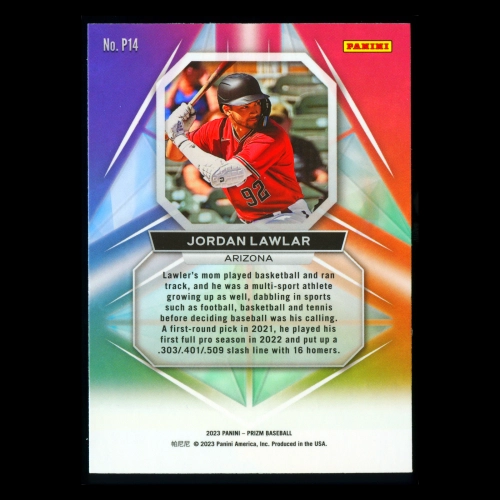Jordan Lawlar 2023 Panini Prizm Prizmatic Diamondbacks