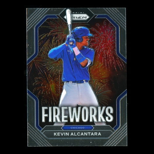 Kevin Alcantara 2023 Panini Prizm Fireworks Cubs