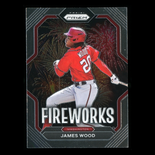 James Wood 2023 Panini Prizm Fireworks Nationals