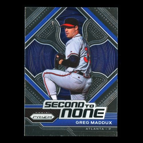 Greg Maddux 2023 Panini Prizm Second to None Braves