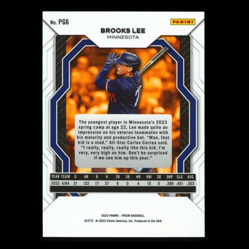 Brooks Lee 2023 Panini Prizm Pot of Gold Twins