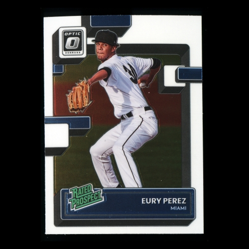 Eury Perez RR 2022 Donruss Optic Rated Prospects Marlins
