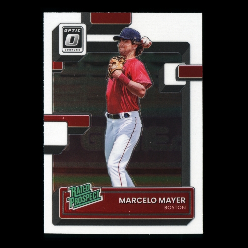 Marcelo Mayer RR 2022 Donruss Optic Rated Prospects Red Sox