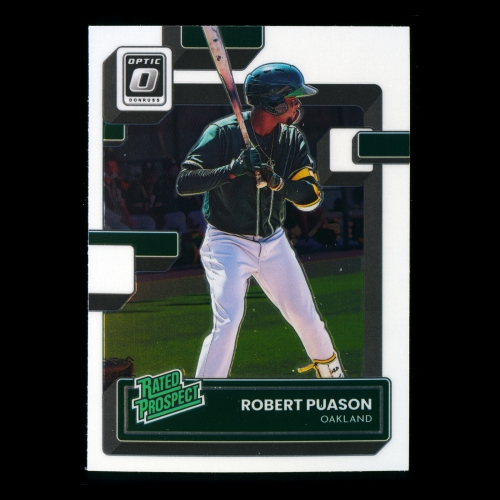 Robert Puason RR 2022 Donruss Optic Rated Prospects Atheltics