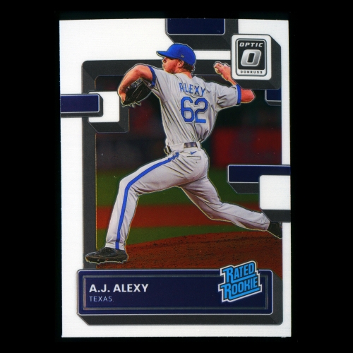 A.J. Alexy RR RC 2022 Donruss Optic Rated Rookie Rangers