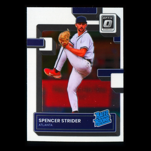 Spencer Strider RR RC 2022 Donruss Optic Rated Rookie Braves