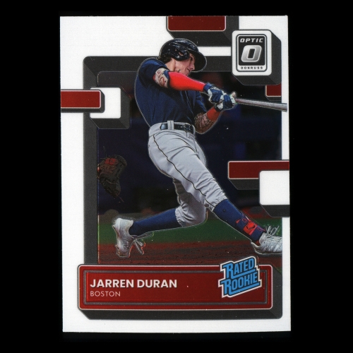 Jarren Duran RR RC 2022 Donruss Optic Rated Rookie Red Sox