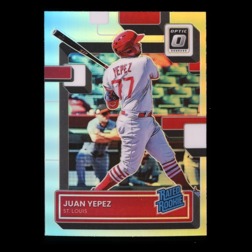 Juan Yepez RR RC 2022 Donruss Optic Holo Rated Rookie Cardinals
