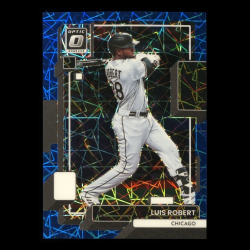 Luis Robert 2022 Donruss Optic Blue Velocity White Sox 65/99