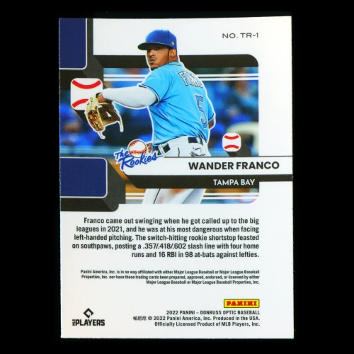 Wander Franco 2022 Donruss Optic The Rookies Rays
