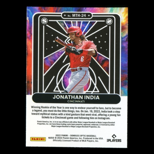 Jonathan India 2022 Donruss Optic Mythical Reds
