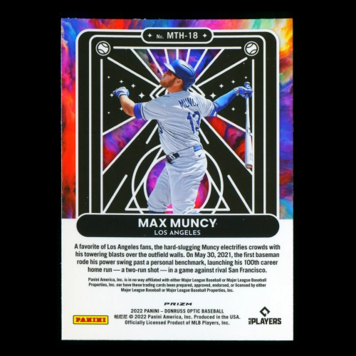 Max Muncy 2022 Donruss Optic Holo Mythical Dodgers