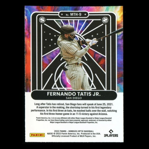 Fernando Tatis Jr. 2022 Donruss Optic Mythical Padres