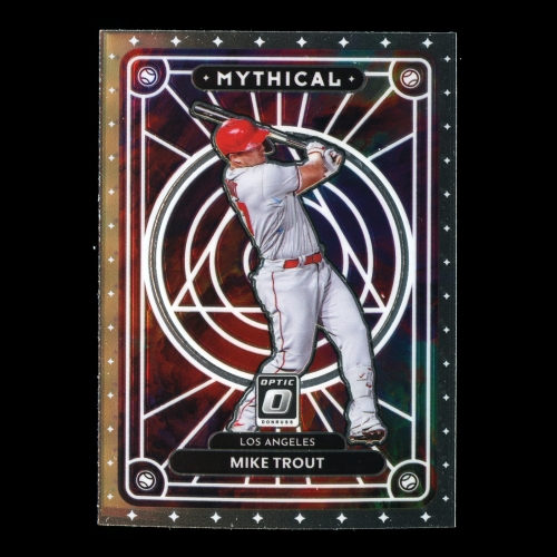 Mike Trout 2022 Donruss Optic Mythical Angels
