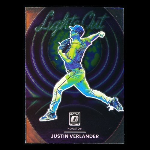 Justin Verlander 2022 Donruss Optic Lights Out Astros