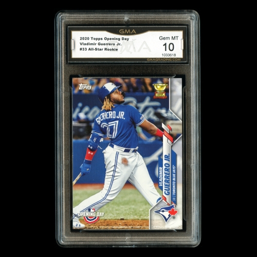 Vladimir Guerrero Jr. 2020 Topps Opening Day All-Star Rookie Blue Jays #33 Gem MT 10