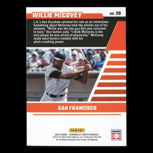 Willie McCovey 2023 Panini Chronicles Zenith Giants