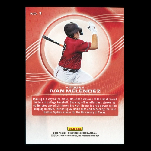 Ivan Melendez 2023 Panini Chronicles Recon Red Diamondbacks 074/199