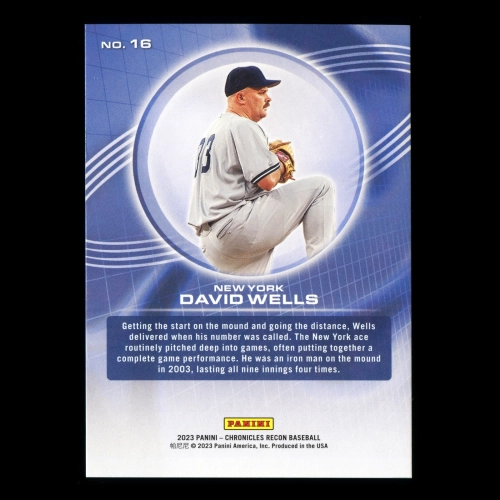 David Wells 2023 Panini Chronicles Recon Yankees