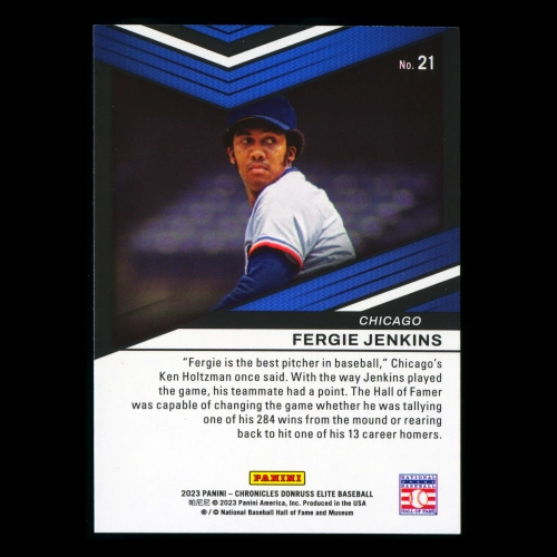 Fergie Jenkins 2023 Panini Chronicles Elite Cubs