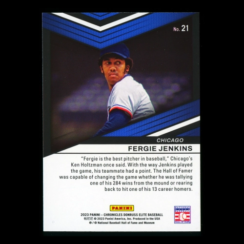 Fergie Jenkins 2023 Panini Chronicles Elite Cubs