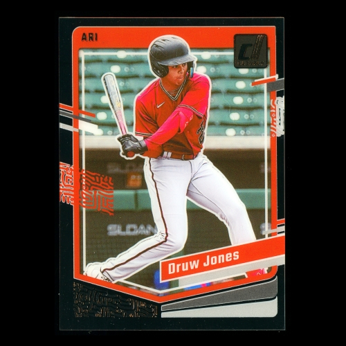 Druw Jones 2023 Panini Chronicles Clearly Donruss Diamondbacks