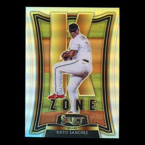 Sixto Sanchez 2021 Select K Zone Holo Marlins