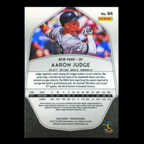 Aaron Judge 2020 Panini Prizm Yankees
