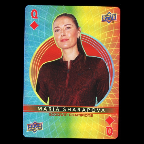 Maria Sharapova 2022 Upper Deck Goodwin Champions Playing Cards