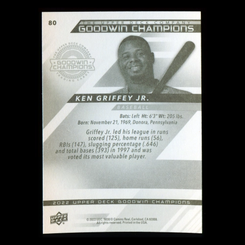 Ken Griffey Jr. 2022 Upper Deck Goodwin Champions Mariners