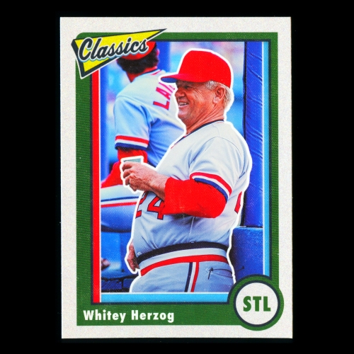 Whitey Herzog 2023 Panini Chronicles Classics Cardinals