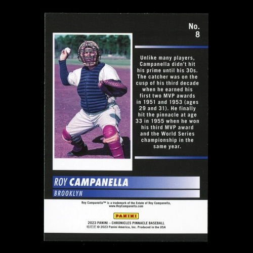 Roy Campanella 2023 Panini Chronicles Pinnacle Dodgers